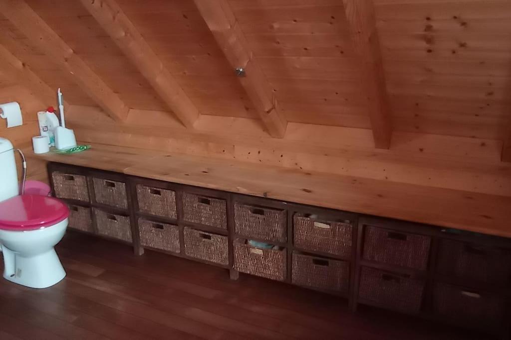 Chalet Familial En Bois A 150 M De La Mer Santec Exteriör bild
